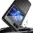 Crocodile Texture Phone Case for Samsung Galaxy Z Flip5 5G PU Leather Hard PC Phone Shell - Black - 4