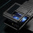 Crocodile Texture Phone Case for Samsung Galaxy Z Flip5 5G PU Leather Hard PC Phone Shell - Black - 5