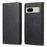 DF-05 For Google Pixel 8 Solid Color Drop-proof Leather Phone Case RFID Blocking Wallet Stand Cover - Black - 1