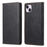 DF-05 For iPhone 14 RFID Blocking Wallet Stand Anti-collision Cover PU Leather Phone Case - Black - 1