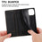 DF-05 For iPhone 13 Pro Max 6.7 inch Protector Cover RFID Blocking Wallet Stand Leather Phone Case - Black - 6
