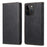 DF-05 For iPhone 14 Pro Leather Phone Case Protector Cover RFID Blocking Wallet Stand Shell - Black - 1