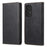 DF-05 For Samsung Galaxy A53 5G RFID Blocking PU Leather Phone Case Stand Wallet Cover - Black - 1