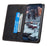 DF-05 For Samsung Galaxy A53 5G RFID Blocking PU Leather Phone Case Stand Wallet Cover - Black - 3