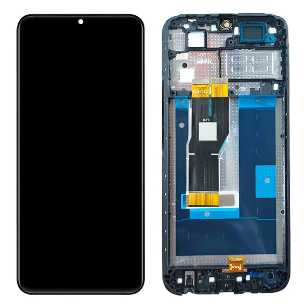 For vivo Y02t 4G / Y02 4G / Y02A 4G Grade B LCD Screen and Digitizer Assembly + Frame Replace Part (Without Logo) - 1