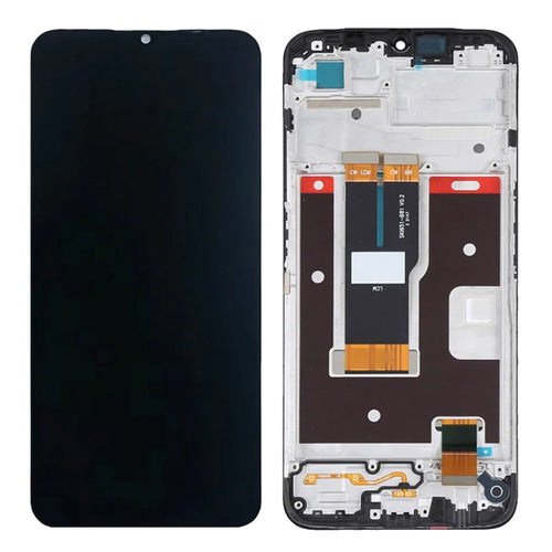 For Realme C31 Grade S OEM IPS LCD Screen and Digitizer Assembly + Frame Part (without Logo) - 1