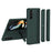 For Samsung Galaxy Z Fold5 5G Rubberized Phone Cover  Kickstand Hard PC Phone Case with Pen and Pen Holder - Green - 1