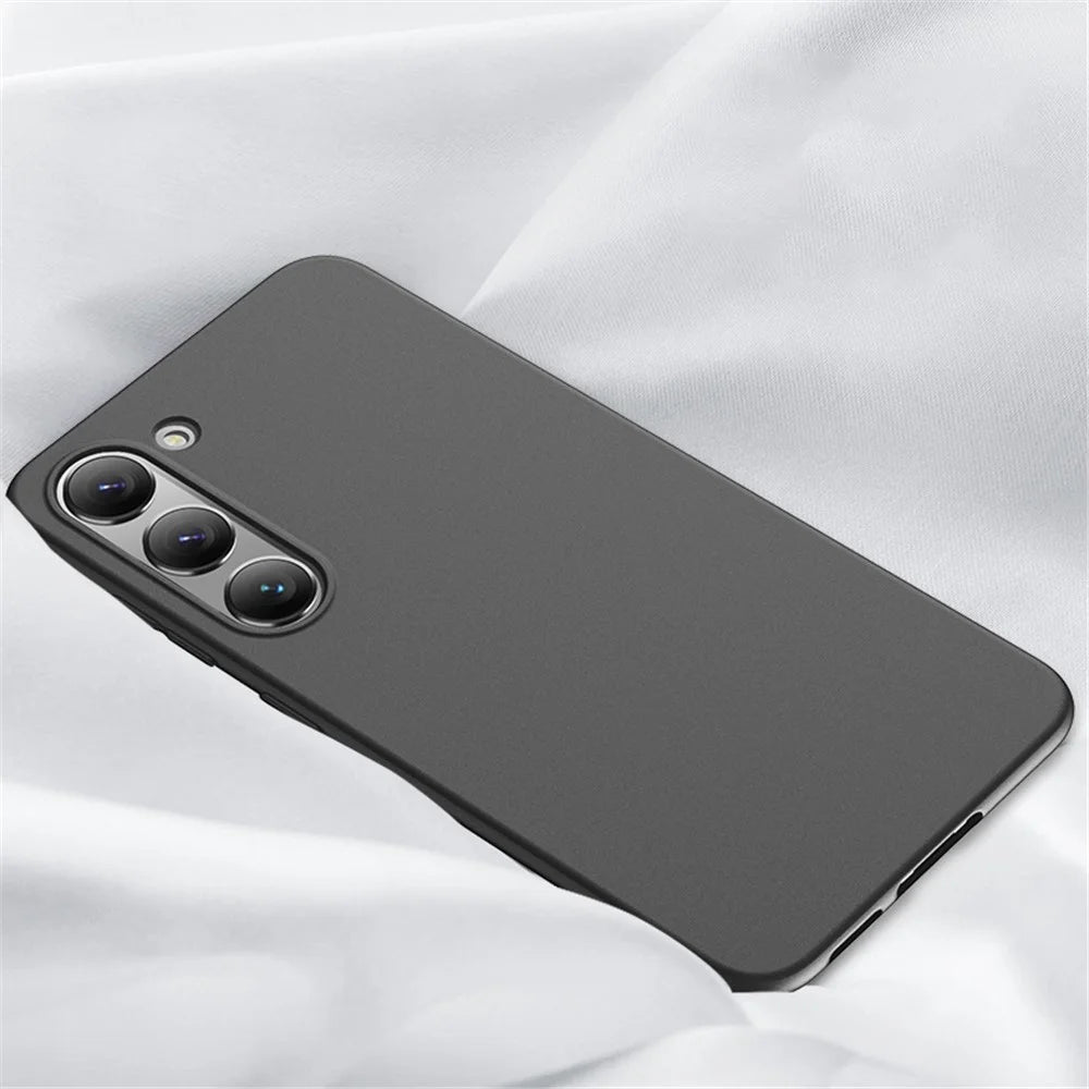 X-LEVEL for Samsung Galaxy S23 Guardian Series Slim-Fit Phone Cover Matte Finished TPU Shockproof Case - Black - 1