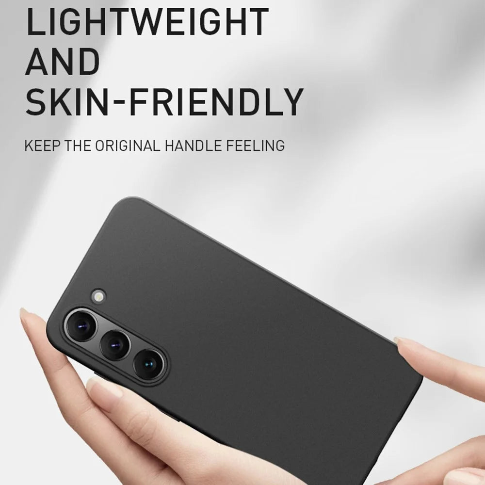X-LEVEL for Samsung Galaxy S23 Guardian Series Slim-Fit Phone Cover Matte Finished TPU Shockproof Case - Black - 2