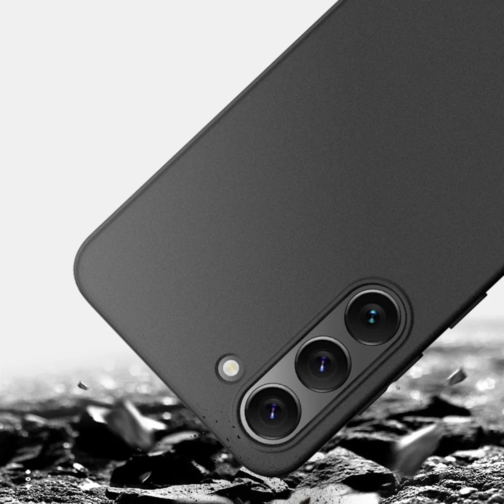 X-LEVEL for Samsung Galaxy S23 Guardian Series Slim-Fit Phone Cover Matte Finished TPU Shockproof Case - Black - 3