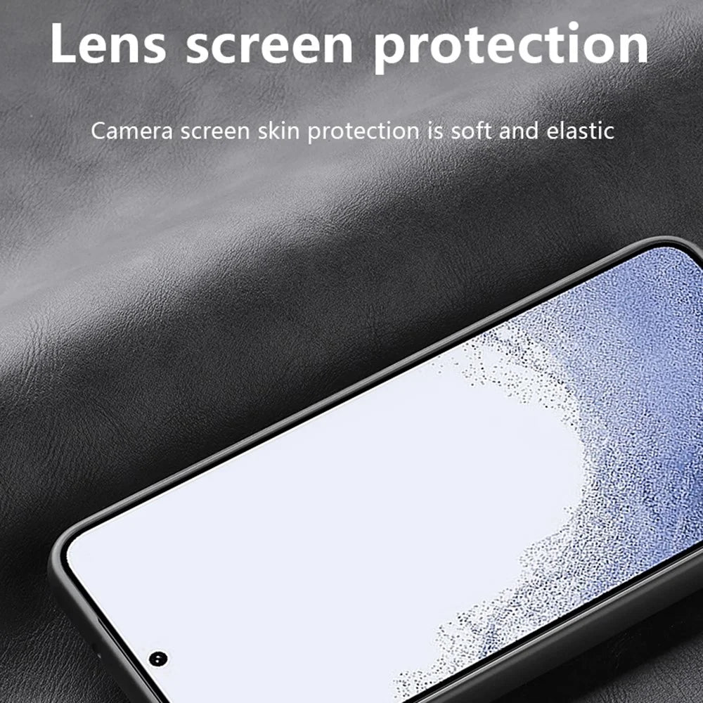 X-LEVEL Phone Case for Samsung Galaxy S23 Ultra , Bojue-3 Series PU Leather Coated TPU Back Cover - Grey - 4