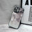 For iPhone 12 Pro Ink Wash Painting Pattern Phone Cover Gold Foil Hard Glass+TPU Shell Case - Black - 3
