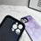 For iPhone 12 Pro Ink Wash Painting Pattern Phone Cover Gold Foil Hard Glass+TPU Shell Case - Black - 6