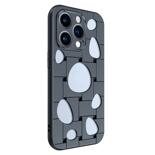 XUNDD Protective Shell for iPhone 14 Pro Max Drop-proof TPU Phone Case with Heat Dissipation Holes - Black - 1
