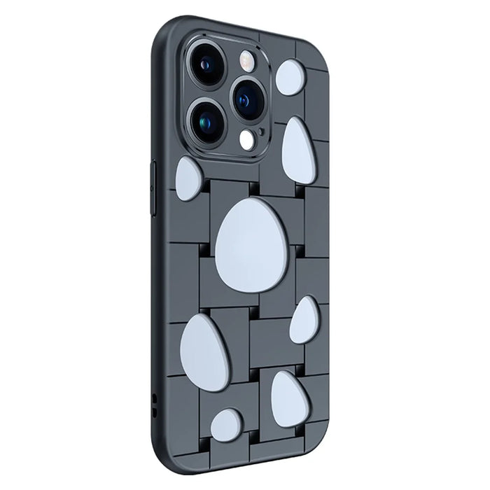 XUNDD Protective Shell for iPhone 14 Pro Max Drop-proof TPU Phone Case with Heat Dissipation Holes - Black - 1