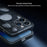 XUNDD Protective Shell for iPhone 14 Pro Max Drop-proof TPU Phone Case with Heat Dissipation Holes - Black - 7