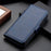 For iPhone 15 Plus Anti-Dust Stand Phone Case Cowhide Texture PU Leather Wallet Cover - Blue - 5