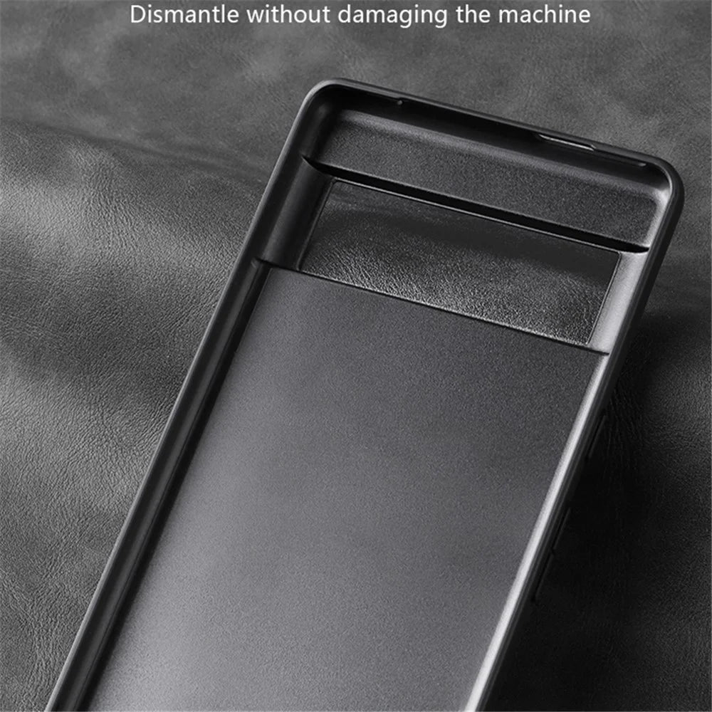 X-LEVEL Earl 3rd Gen Series For Google Pixel 7 5G Matte Phone Case Soft TPU Anti-Scratch Cover - Black - 4