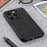 For iPhone 15 Pro Max PC+TPU+PU Leather Anti-Scratch Phone Case Cowhide Texture Back Cover - Black - 3
