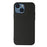 For iPhone 15 Carbon Fiber Texture Cover Leather Coated TPU Anti-drop Phone Case - Black - 1