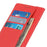 For iPhone 15 Pro PU Leather Full Protection Phone Case Wallet Stand Litchi Texture Cover - Red - 5