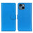 For iPhone 15 Plus Anti-Scratch Phone Case Wallet Stand PU Leather Litchi Texture Protective Shell - Blue - 1