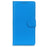 For iPhone 15 Plus Anti-Scratch Phone Case Wallet Stand PU Leather Litchi Texture Protective Shell - Blue - 6