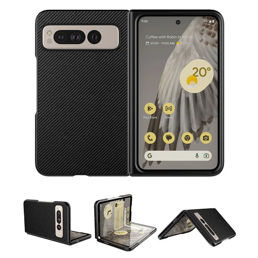 VILI TC Series Phone Case for Google Pixel Fold , Anti-scratch PU Leather Coated PC+TPU Cover - 2