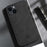 ANNYOJO For iPhone 14 Phone Case Support Magnetic Car Mount PU Leather Coated PC+TPU Cover - Coffee - 5