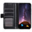 For Nokia XR21 PU Leather Crazy Horse Texture Folio Case Wallet Stand Flip Phone Cover - Black - 2