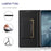 VILI DMX Series PU Leather Phone Case for Sharp Aquos Wish3  , Card Slots Stand Protective Phone Cover - Black - 2