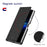 VILI DMX Series PU Leather Phone Case for Sharp Aquos Wish3  , Card Slots Stand Protective Phone Cover - Black - 4