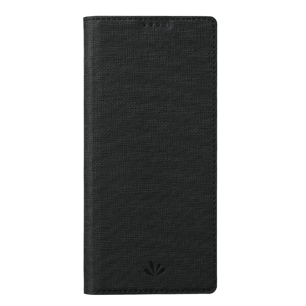 VILI DMX Series PU Leather Phone Case for Sharp Aquos Wish3  , Card Slots Stand Protective Phone Cover - Black - 7