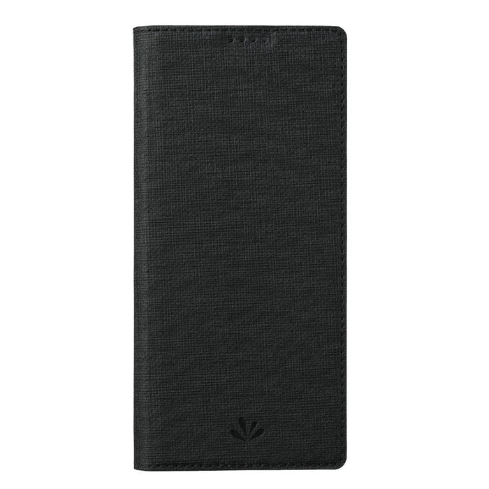 VILI DMX Series PU Leather Phone Case for Sharp Aquos Wish3  , Card Slots Stand Protective Phone Cover - Black - 7