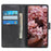 Phone Case for Nokia XR21 , Cowhide Texture PU Leather+TPU Foldable Stand Wallet Cover - Black - 2