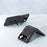 ABEEL For Samsung Galaxy Z Flip4 5G Protective Cover Genuine Cow Leather+PC Kickstand Phone Case - Black - 3