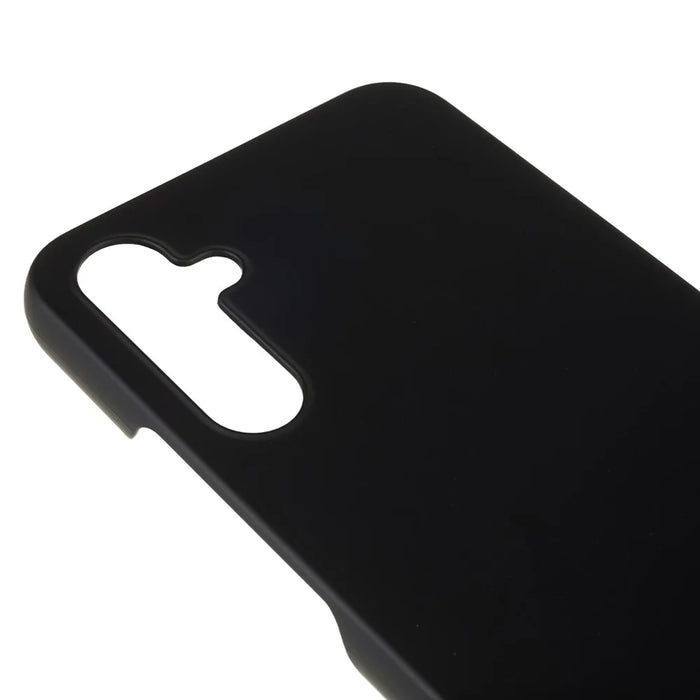 For Samsung Galaxy A24 4G (162.1 x 77.6 x 8.3mm) Hard PC Phone Case Rubberized Scratch-resistant Cell Phone Cover - Black - 6