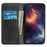 For Nokia XR21 Wallet Phone Case Drop Protection Stand TPU+Split Leather Mobile Phone Shell Cover - Black - 2