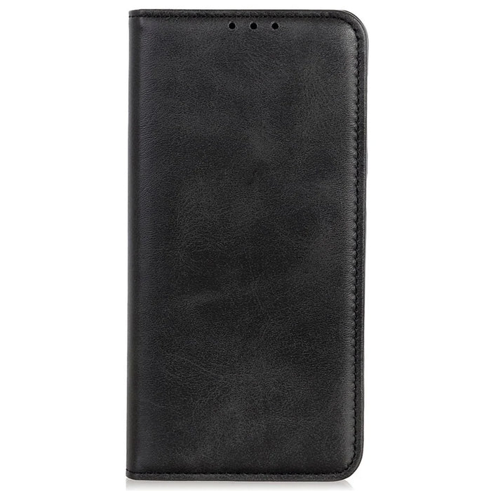 For Nokia XR21 Wallet Phone Case Drop Protection Stand TPU+Split Leather Mobile Phone Shell Cover - Black - 7