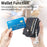 Protective Wallet Case for Samsung Galaxy Z Flip5 5G Retro PU Leather PC Phone Cover with Kickstand - Black - 6