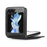 Wallet Phone Case for Samsung Galaxy Z Flip5 5G Anti-Drop PU Leather PC Phone Shell - Black - 2