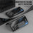 For Samsung Galaxy Z Fold5 5G Hard PC Kickstand Case Shockproof AG Matte Phone Cover - Black - 2