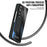 For Samsung Galaxy Z Fold5 5G Hard PC Kickstand Case Shockproof AG Matte Phone Cover - Black - 7