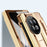 For vivo X Fold2 Kickstand Phone Case PU Leather+PC Shockproof Protective Cover with Glass Film - Rose Gold / Gold - 5