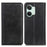 For OnePlus Nord 3 5G / Ace 2V Wallet Case Split Leather Stand Magnetic Flip Phone Cover - Black - 1