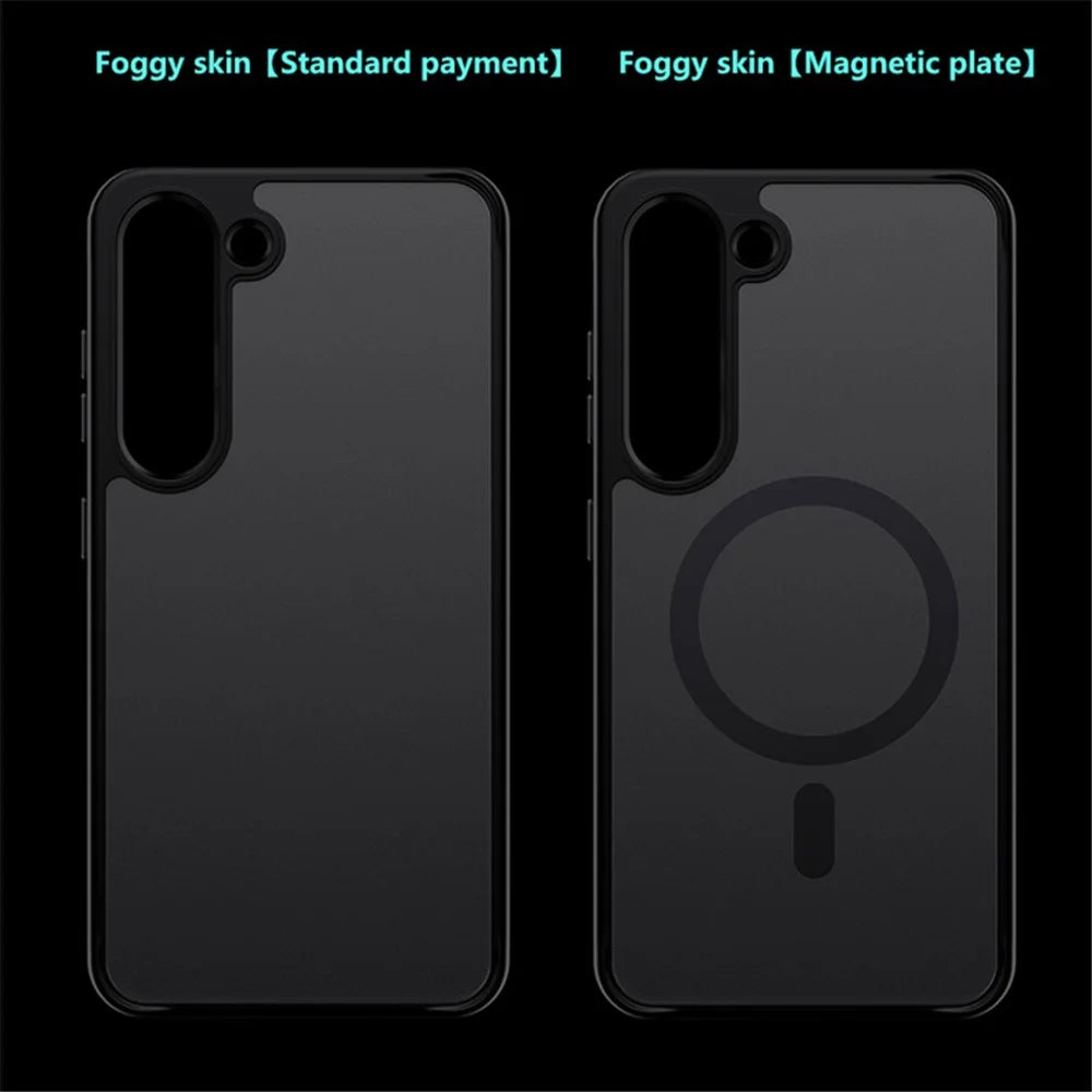 X-LEVEL For Samsung Galaxy S23 Ultra Anti-drop Airbags Matte Case TPU+PC Phone Cover - Black - 7