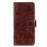 For iPhone 15 Pro Retro Leather Wallet Stand Case Crazy Horse Texture Smartphone Cover - Brown - 7
