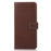 For iPhone 15 Pro PU Leather Wallet Case Litchi Texture Foldable Stand Phone Cover - Brown - 6
