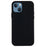 For iPhone 15 Flexible Liquid Silicone Phone Case Soft Lining Anti-drop Cover - Black - 1