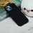 For iPhone 15 Flexible Liquid Silicone Phone Case Soft Lining Anti-drop Cover - Black - 6